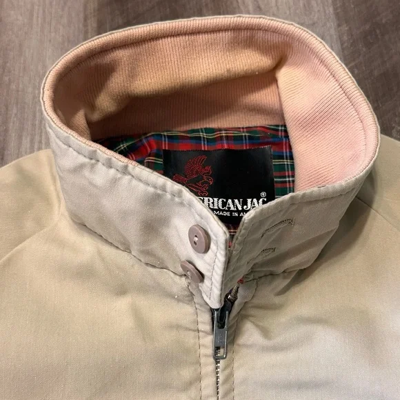 80’s True Vintage American Jac cream bomber jacket - Picture 6 of 9